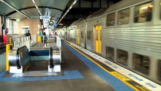 A CityRail C Set departs from Circular Quay Station [upl. by Sonaj]