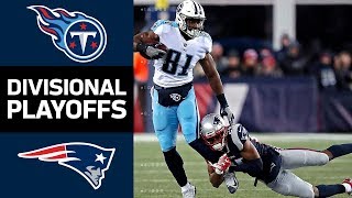 Titans vs Patriots  NFL Divisional Round Game Highlights [upl. by Issie]