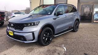 2021 Kia SX Sorento features walk around in Everlasting Silver [upl. by Carder421]