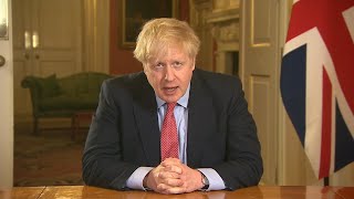 Boris Johnson announces complete UK lockdown amid coronavirus crisis [upl. by Ajaj556]