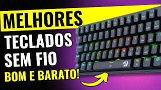 TOP 5 MELHORES TECLADOS SEM FIO CUSTO BENEFÍCIO BOM e BARATO [upl. by Rochemont781]