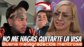 TEKASHI 6IX9INE Filtra Videos Pivados Y Barre El Piso Con Yailin [upl. by Eralc]