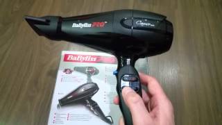 Фен BaByliss PRO BAB6510IRE Caruso Ionic [upl. by Eilata495]