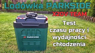 Lodówka Parkside PKB 20Li A1  TEST  Lodówka x20V TEAM  12V  230V [upl. by Ahsaek270]