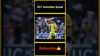 Boarder Gavaskar Trophy Australia Team Squad  factsmaavalite bgt bordergavaskartrophy [upl. by Ahsen]