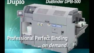 Duplo DPB500 Perfect Binder [upl. by Derdlim]