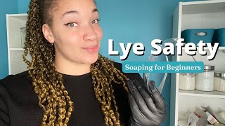 How To Properly Handle Lye For Soap Making  Lye Safety for Cold Process Soap [upl. by Klotz]