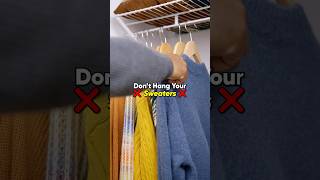 Don’t Hang Your Sweaters Like This ❌ [upl. by Tahpos]