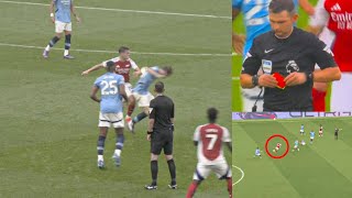 Leandro Trossard Red Card  Leandro Trossard Red Card Today Match Vs Man City  Man City Vs Arsenal [upl. by Yrahcaz]