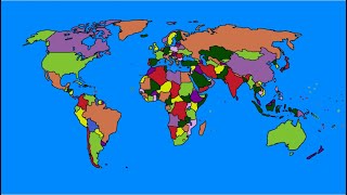 Yakko’s World Updated to 2024 flipaclip geography animation [upl. by Ahselat750]