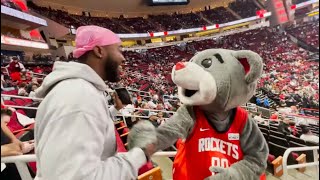 JiDion Fights Houston Rockets Mascot [upl. by Emelda]