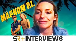 Magnum PI Interview Perdita Weeks On Magnum amp Higgins Romance And The Shows Final Episodes [upl. by Silva]