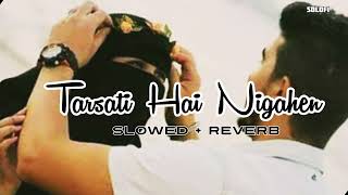 Tarsati Hai Nigahen Slowed  Reverb with Vocal version  Asim Azhar I Zenab Fatimah Sultan [upl. by Erie]