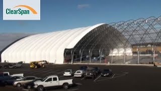 TimeLapse Installation Video of Fabric Building by ClearSpan Fabric Structures [upl. by Tseng]