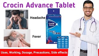 Crocin Advance Tablet Uses in Hindi  Crocin Advance 500 mg  Crocin Advance 650 [upl. by Rambort]