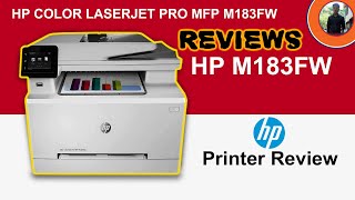 Reviews​ Hp ColorLaserjet Pro MFP M183FW  Printer Hp Print  Scan  Copy  Fax amp WifiPrint Reviews [upl. by Laoj]