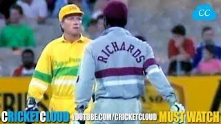 SIR VIV RICHARDS ON FIRE  Most Aggressive inning [upl. by Jankey551]