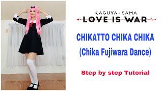 Kaguya Sama  Chika Dance TUTORIAL Mirrored  Explanation  CHIKATTO CHIKA CHIKA [upl. by Yenruoj]