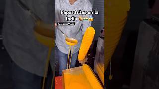 Mi Primer día de Turista en India comiendo las mejores Papas frita 🥔😱😩🇮🇳 [upl. by Kit]