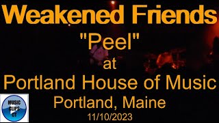 Weakened Friends quotPeelquot at Portland House of Music in Portland Maine 11102023 band song [upl. by Eisso]