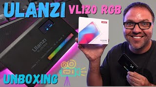 Light Up Your Videos 📽️ Unboxing the Ulanzi VL120 RGB LED Video Light [upl. by Riggins]