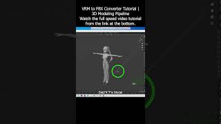 VRM to FBX Converter Tutorial  3D Modeling Pipeline vrm fbx convert 3dmodel [upl. by Neyuq828]