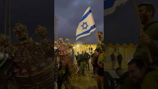 Israel soldiers celebrating Simchat Torah one year after the attack israel [upl. by Alwitt]