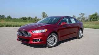 2014 Ford Fusion Titanium  WR TV Walkaround [upl. by Atinuahs]