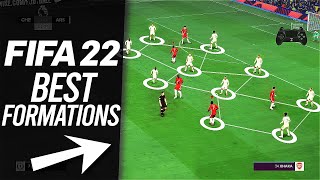 FIFA 22  BEST FORMATIONS amp TACTICS [upl. by Annyahs]