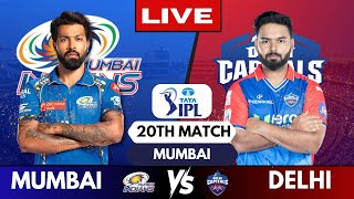 🔴 Live IPL Mumbai Indians Vs Delhi Capitals  Live Match MI vs DC  IPL Live Scores amp Commentary [upl. by Irma167]