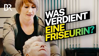 Schneiden föhnen stylen So viel Geld verdient eine Friseurin I Lohnt sich das  BR [upl. by Anibur]