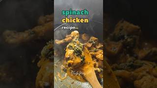 Spinach Chicken Curry Recipe recipe chickencurryrecipe [upl. by Tterej672]