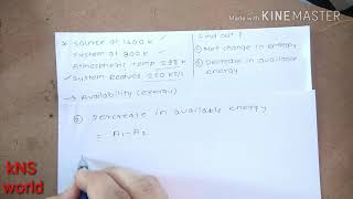 Thermodynamics How to solve Availability exergyproblem 1 [upl. by Imoan649]