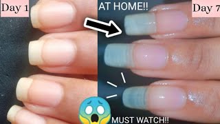 How to grow Nails FAST at Home in Just 7 days 😱  Tips to grow Nails Fast 😱 [upl. by Dray]