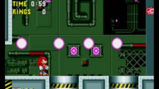 Knuckles the Echidna in Sonic 1  Boss Run [upl. by Lieno]