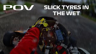 Shifter Kart POV Onboard With Slick Tyres In The Wet  Drivers Eye  Insta Go3s [upl. by Naylor673]