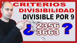 💥CRITERIOS DE DIVISIBILIDAD DEL 9 SÚPER FÁCIL 💥 Múltiplos y Divisores 💥 Primaria 31 [upl. by Eramal]