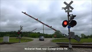 Railroad Crossings of the CSX SampNA North Subdivision [upl. by Pammie428]