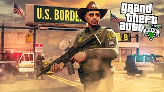 I Became BORDER PATROL COP in GTA 5 RP [upl. by Gertrudis]