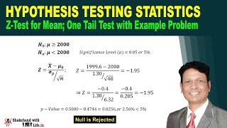 Part 3 Hypothesis Testing zTest Questions amp Solution  Test for number of Successes Statistics [upl. by Anavas713]