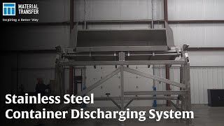 Stainless Steel Container Discharging System With 7500 Capacity [upl. by Ashby214]