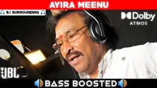 AYIRA MEENU SONG  51 BASS BOOSTED  SUB BASS  DOLBY ATMOS  JBL  51 SURROUNDING  NXT LVL BASS [upl. by Svirad954]