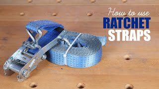 Simple Guide to Using Ratchet Strap Tie Downs Correctly  3 minute DIY [upl. by Nelleeus]