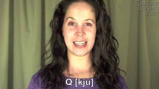 How to Pronounce the Alphabet American English Pronunciation [upl. by Drofwarc]