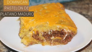 Dominican pastelon de platano maduro  Recipes with Ros Emely [upl. by Phoebe]