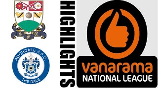 Barnet FC 21 Rochdale AFC Highlights amp Goals  National League 20242025 [upl. by Akela]