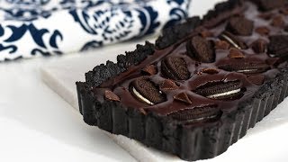 Oreo Chocolate Tart  NO BAKE [upl. by Cardwell]