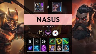 Nasus Top vs Udyr  KR Master Patch 1421 [upl. by Yves]