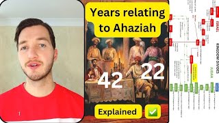 Ahaziah  2 Kings 826 amp 2 Chronicles 222 Proving no contradiction [upl. by Nylak]