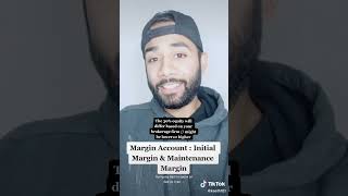 Margin Account Initial Margin and Maintenance Margin shorts [upl. by Popper]